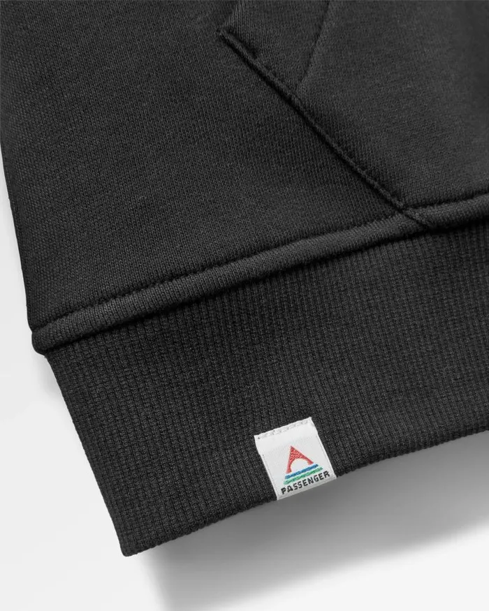 Passenger Tops Yuca Organic Cotton Hoodie Black Black 8211 Men