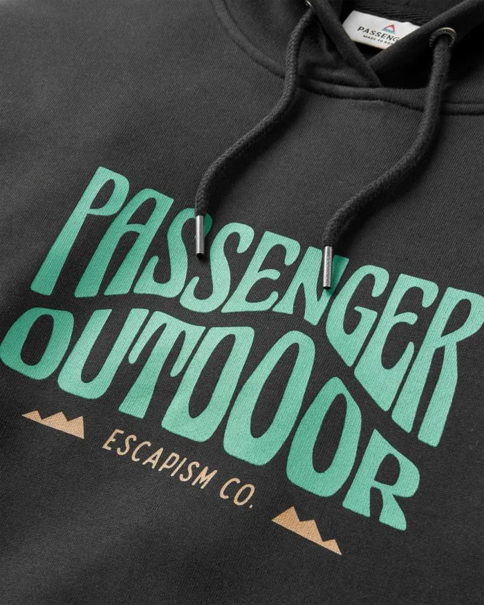 Passenger Tops Yuca Organic Cotton Hoodie Black Black 8211 Men