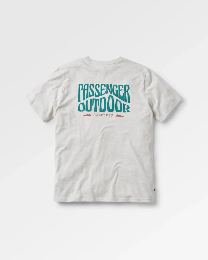 Passenger Tops Yuca Organic Cotton TShirt Birch Marl Birch Marl 8211 Men