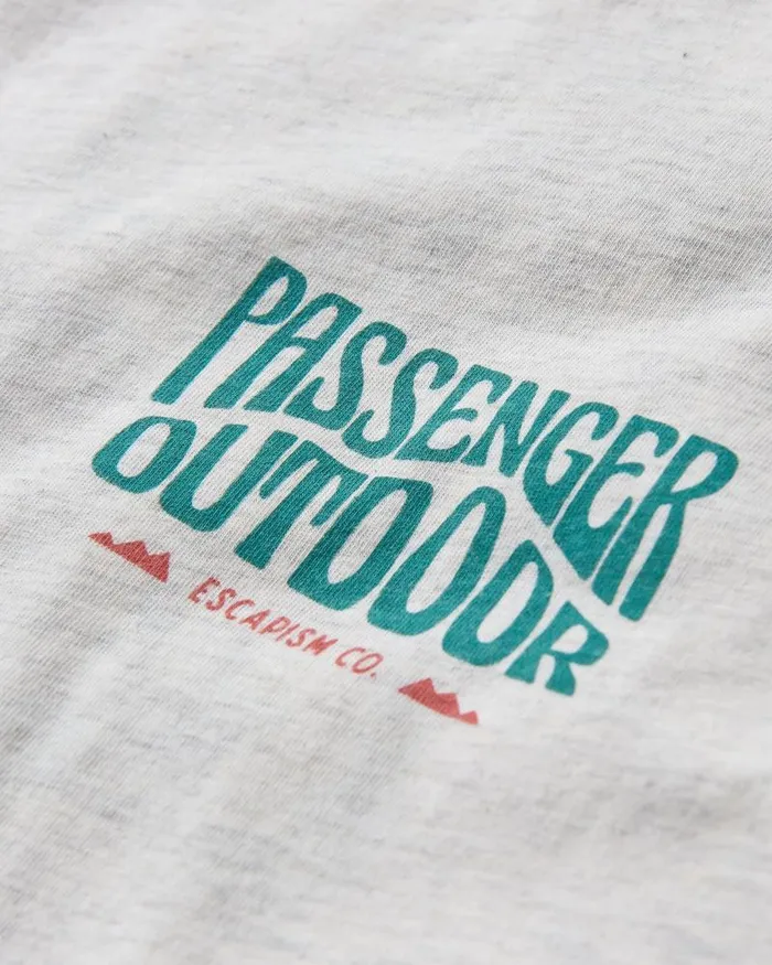 Passenger Tops Yuca Organic Cotton TShirt Birch Marl Birch Marl 8211 Men