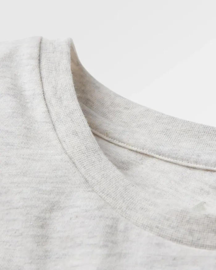 Passenger Tops Yuca Organic Cotton TShirt Birch Marl Birch Marl 8211 Men