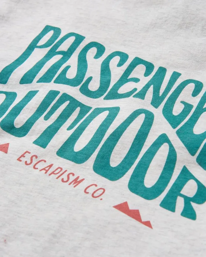 Passenger Tops Yuca Organic Cotton TShirt Birch Marl Birch Marl 8211 Men