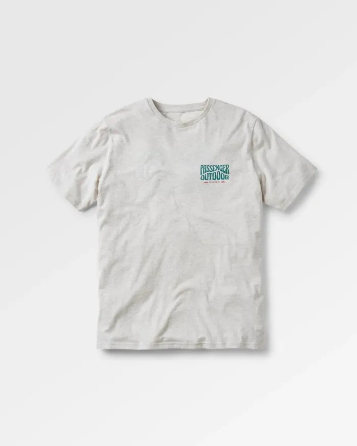 Passenger Tops Yuca Organic Cotton TShirt Birch Marl Birch Marl 8211 Men
