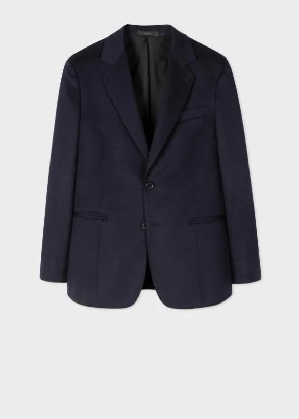 Paul Smith Blazers Cashmere TwoButton Blazer Navy 8211 Mens