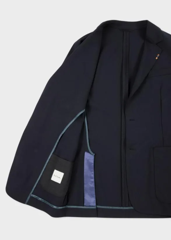 Paul Smith Blazers ThreeButton 039Suit To Travel In039 Blazer Navy 8211 Mens