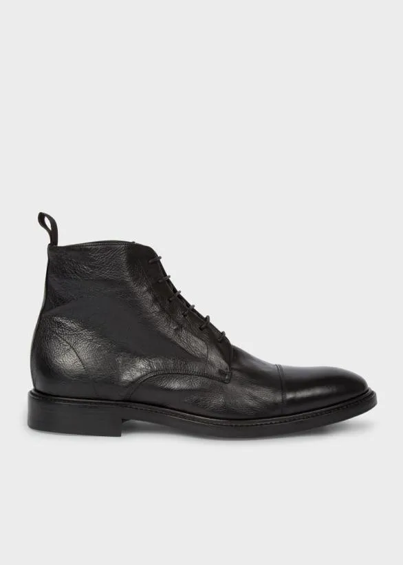 Paul Smith Boots DipDyed Calf Leather 039Jarman039 Boots Black 8211 Mens
