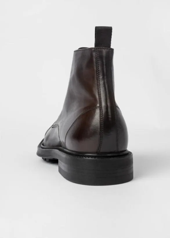 Paul Smith Boots Leather 039Cubitt039 Boots Brown 8211 Mens