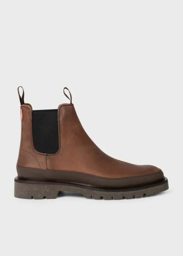 Paul Smith Boots Leather 039Geyser039 Boots Brown 8211 Mens