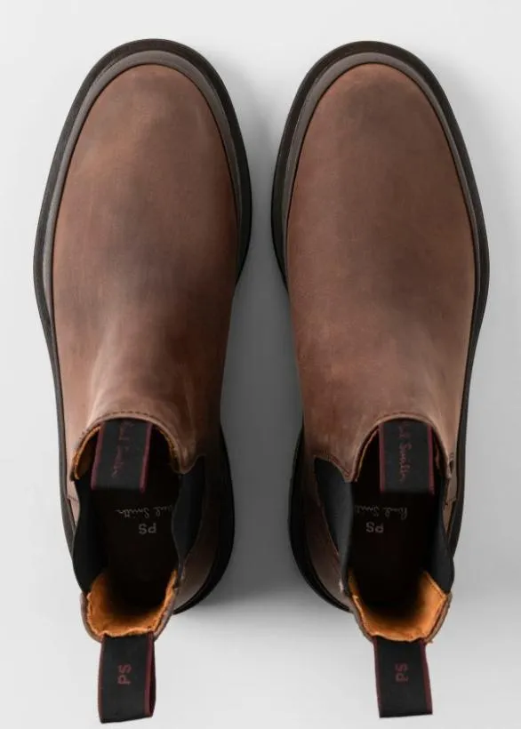 Paul Smith Boots Leather 039Geyser039 Boots Brown 8211 Mens