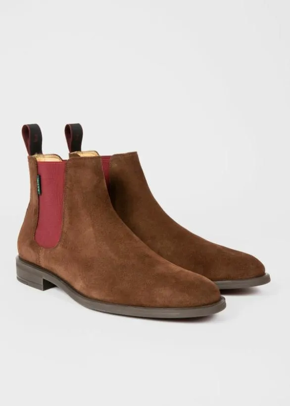 Paul Smith Boots Suede 039Cedric039 Boots Brown 8211 Mens