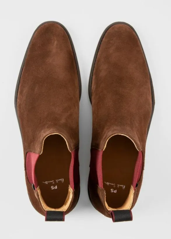 Paul Smith Boots Suede 039Cedric039 Boots Brown 8211 Mens