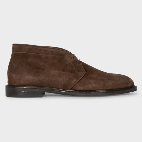 Paul Smith Boots Suede Eco 039Mendes039 Boots Brown 8211 Mens
