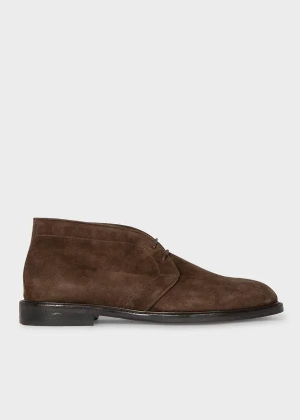 Paul Smith Boots Suede Eco 039Mendes039 Boots Brown 8211 Mens