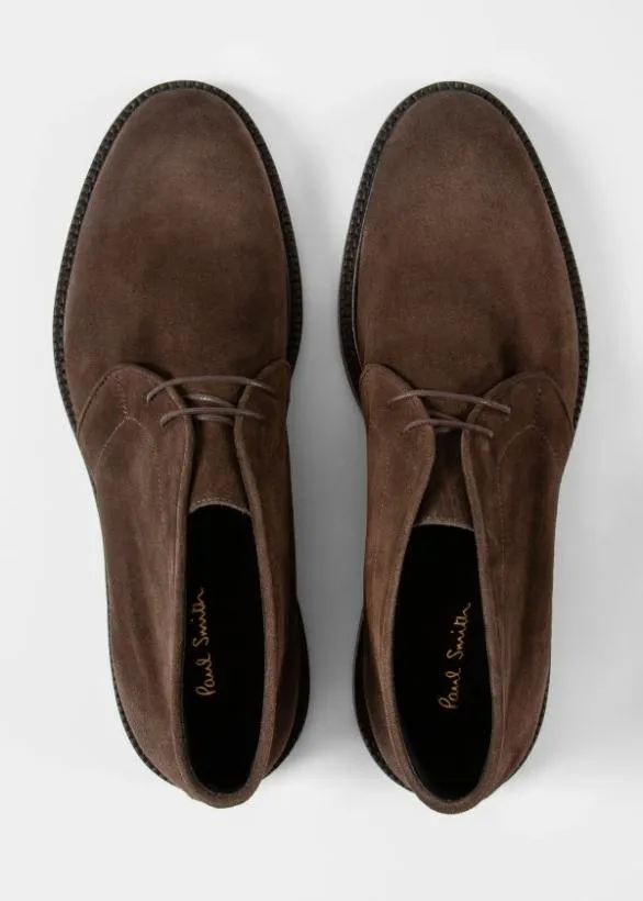 Paul Smith Boots Suede Eco 039Mendes039 Boots Brown 8211 Mens