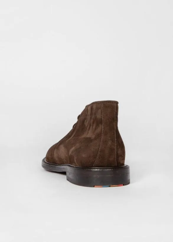 Paul Smith Boots Suede Eco 039Mendes039 Boots Brown 8211 Mens