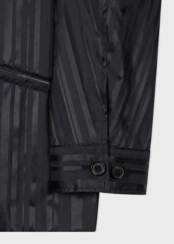 Paul Smith Coats and Jackets 039Shadow Stripe039 Jacket Black 8211 Mens