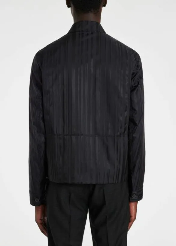 Paul Smith Coats and Jackets 039Shadow Stripe039 Jacket Black 8211 Mens