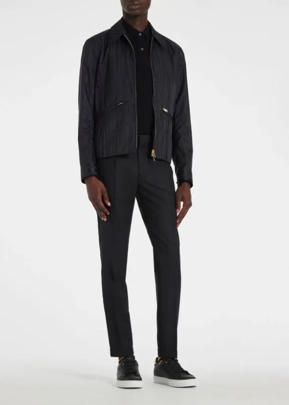 Paul Smith Coats and Jackets 039Shadow Stripe039 Jacket Black 8211 Mens