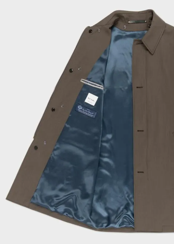 Paul Smith Coats and Jackets 039Storm System039 Wool Mac With Detachable Gilet Dark Grey 8211 Mens