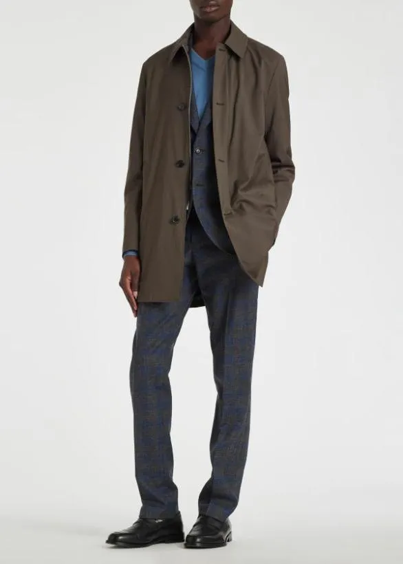 Paul Smith Coats and Jackets 039Storm System039 Wool Mac With Detachable Gilet Dark Grey 8211 Mens