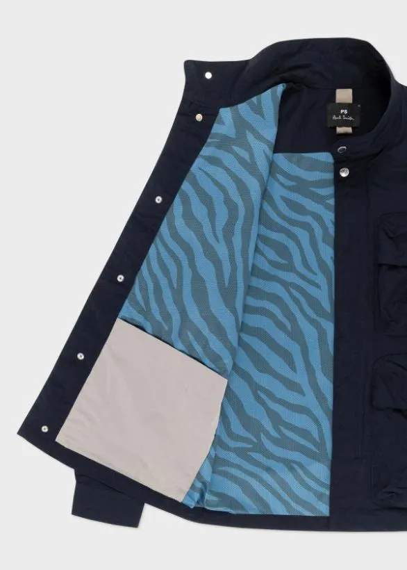 Paul Smith Coats and Jackets Field Jacket Dark Navy 8211 Mens