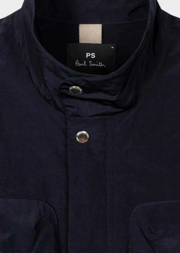 Paul Smith Coats and Jackets Field Jacket Dark Navy 8211 Mens