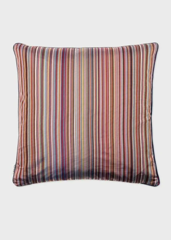 Paul Smith Decorative Accessories 039Signature Stripe039 Silk Cushion Signature Stripe 8211 Home
