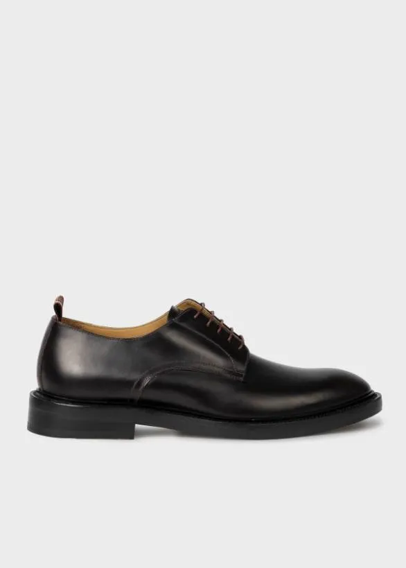 Paul Smith Derby Shoes Leather 039Silva039 Derby Shoes Bordeaux 8211 Mens