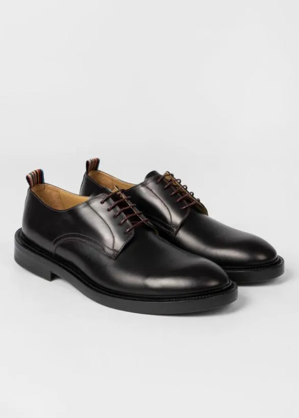 Paul Smith Derby Shoes Leather 039Silva039 Derby Shoes Bordeaux 8211 Mens