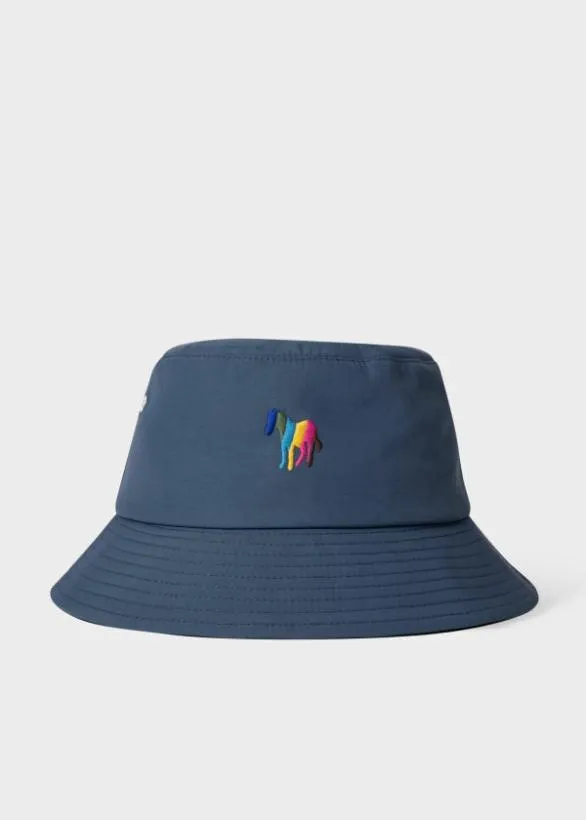 Paul Smith Hats and Gloves 039Broad Stripe Zebra039 Bucket Hat Blue 8211 Mens Paul Smith Hats and Gloves 039Broad Stripe Zebra039 Bucket Hat Blue 8211 Mens