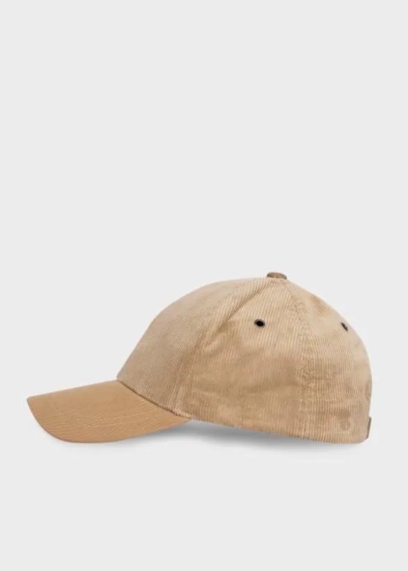 Paul Smith Hats and Gloves Sand Corduroy Cap Sand 8211 Mens