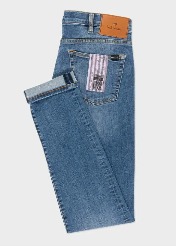 Paul Smith Jeans MidWash 039Organic Reflex Stretch039 Jeans Mid Wash 8211 Mens