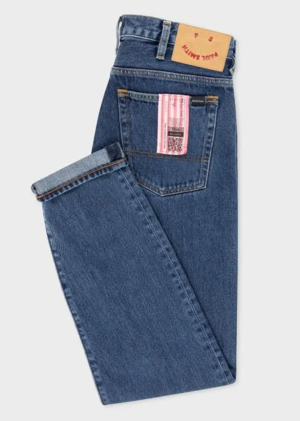 Paul Smith Jeans TaperedFit 039Authentic Twill039 Jeans Mid Wash 8211 Mens
