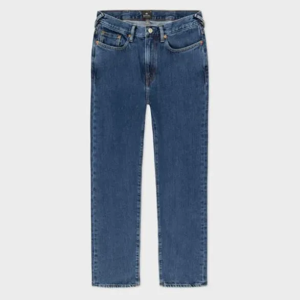 Paul Smith Jeans TaperedFit 039Authentic Twill039 Jeans Mid Wash 8211 Mens
