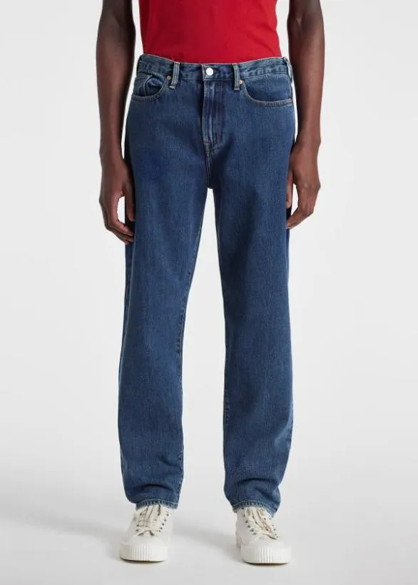 Paul Smith Jeans TaperedFit 039Authentic Twill039 Jeans Mid Wash 8211 Mens