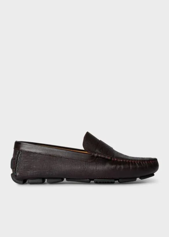 Paul Smith Loafers 039Colima039 Leather Loafers Burgundy 8211 Mens