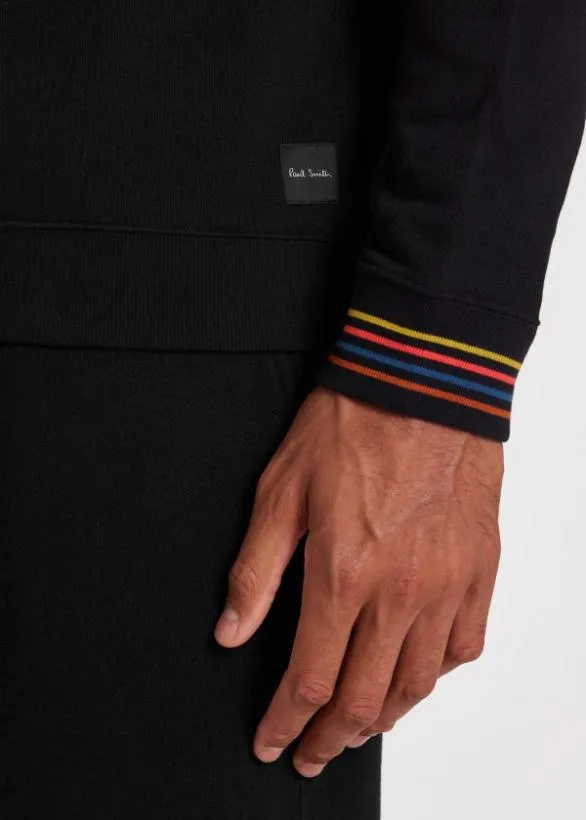 Paul Smith Loungewear 039Artist Stripe039 Cuff LongSleeve Lounge Top Black 8211 Mens