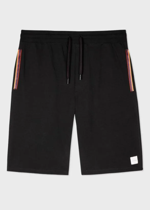Paul Smith Loungewear Jersey Cotton Lounge Shorts Black 8211 Mens
