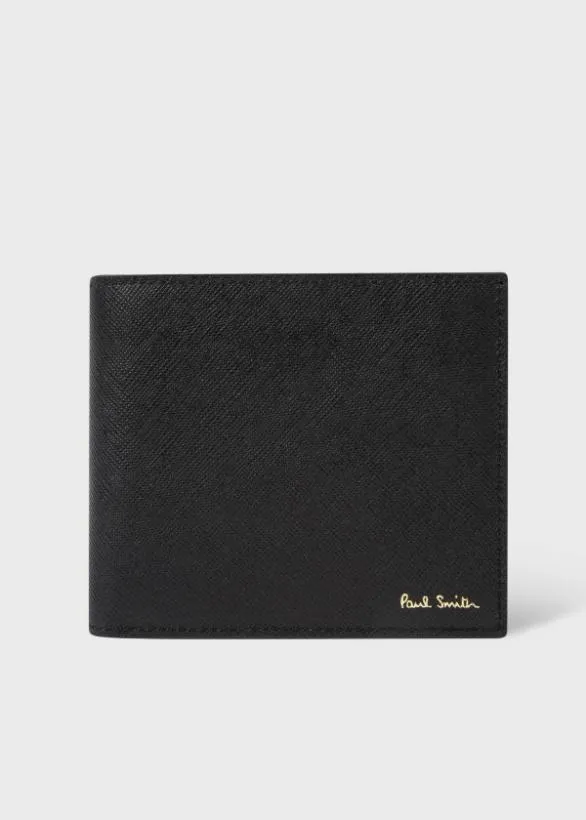 Paul Smith Monogrammed Gifts 039Mini Mountain039 Interior Billfold And Coin Wallet Black 8211 Mens