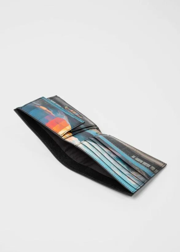 Paul Smith Monogrammed Gifts 039Mini Mountain039 Interior Billfold And Coin Wallet Black 8211 Mens