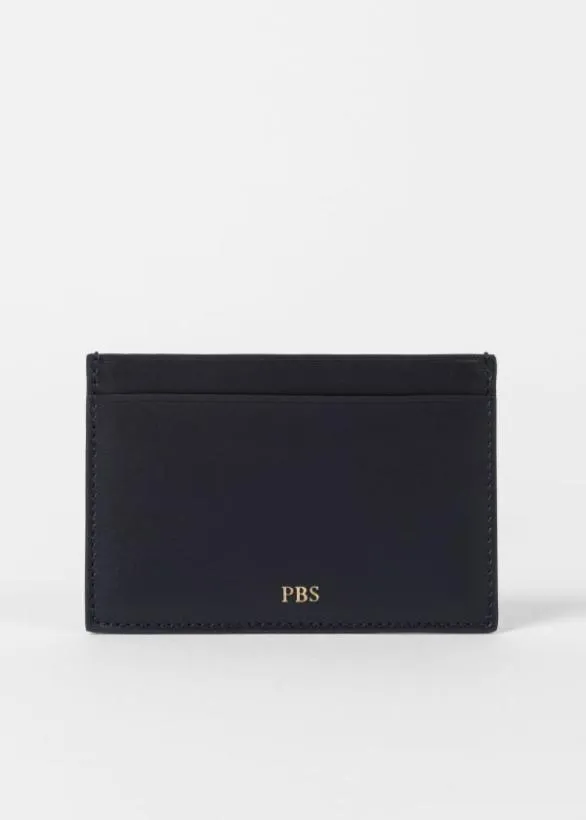 Paul Smith Monogrammed Gifts Monogrammed Card Holder Navy 8211 Mens