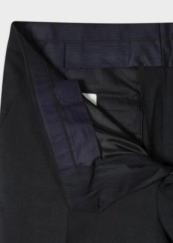 Paul Smith Pants SlimFit 039A Suit To Travel In039 Trousers Charcoal Grey 8211 Mens