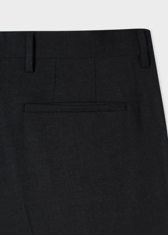 Paul Smith Pants SlimFit 039A Suit To Travel In039 Trousers Charcoal Grey 8211 Mens