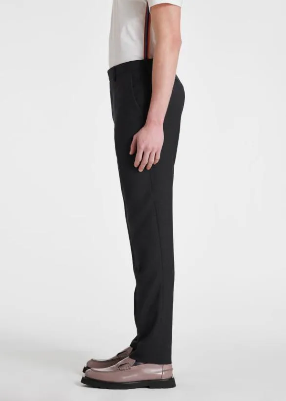 Paul Smith Pants SlimFit 039A Suit To Travel In039 Trousers Charcoal Grey 8211 Mens