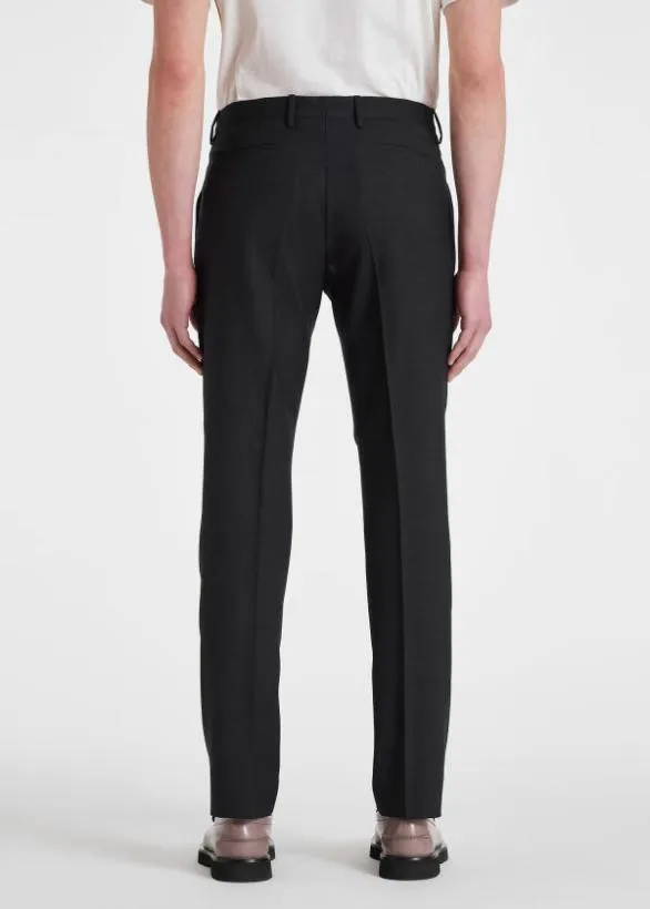 Paul Smith Pants SlimFit 039A Suit To Travel In039 Trousers Charcoal Grey 8211 Mens