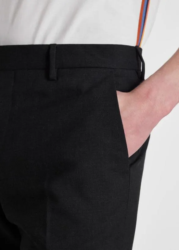 Paul Smith Pants SlimFit 039A Suit To Travel In039 Trousers Charcoal Grey 8211 Mens