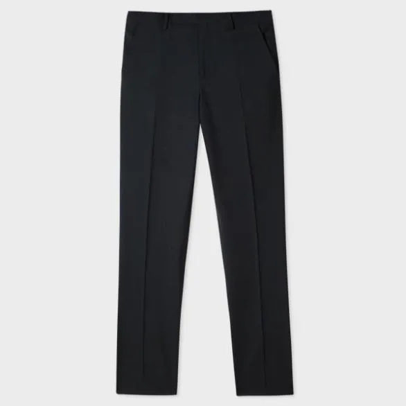 Paul Smith Pants SlimFit 039A Suit To Travel In039 Trousers Charcoal Grey 8211 Mens