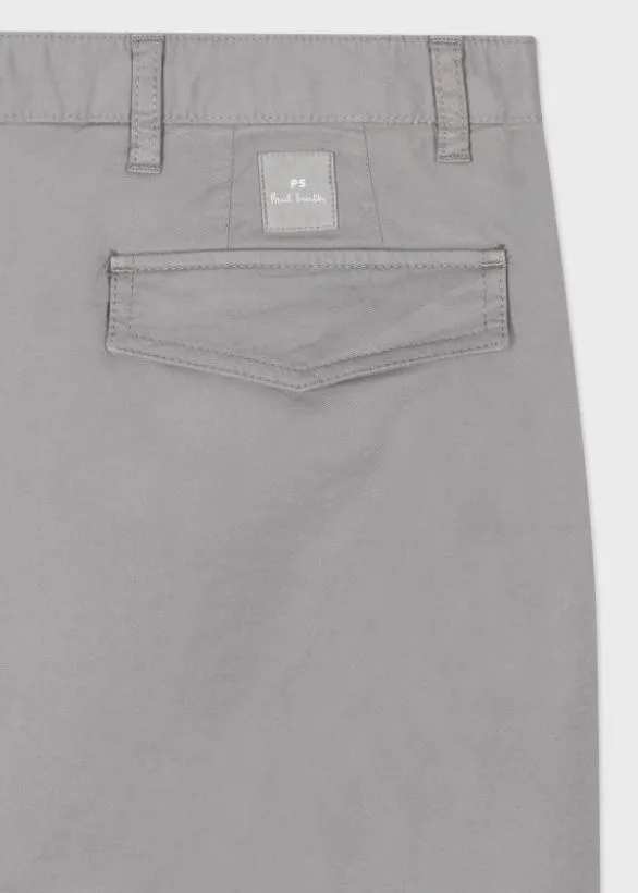 Paul Smith Pants StretchCotton Chinos Light Grey 8211 Mens