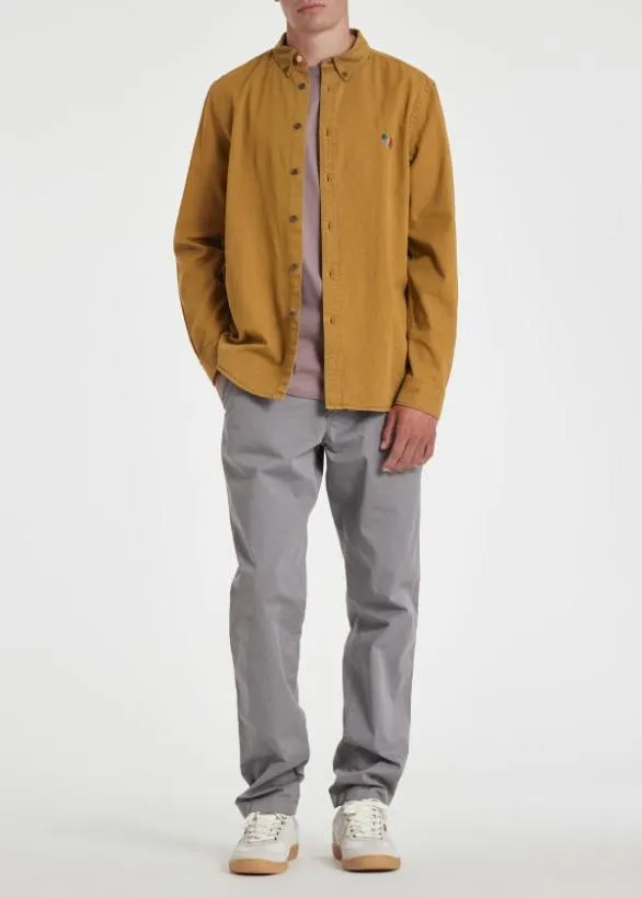 Paul Smith Pants StretchCotton Chinos Light Grey 8211 Mens