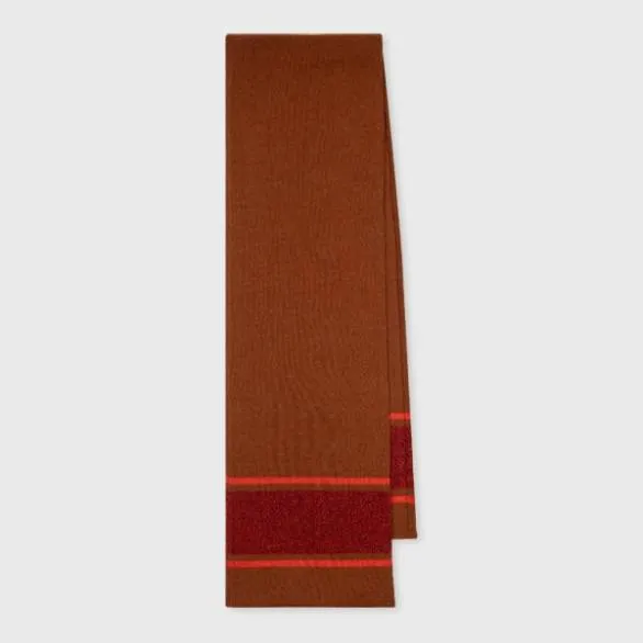 Paul Smith Scarves 039Fleck039 Wool Scarf Tan 8211 Mens